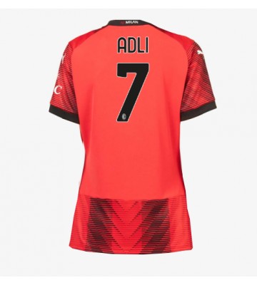 AC Milan Yacine Adli #7 Hemmatröja Dam 2023-24 Kortärmad